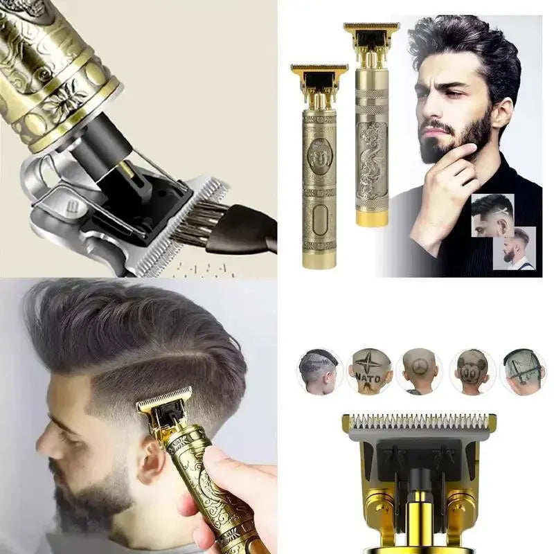 Máquina De Cortar Cabelo , Barba Masculina Designer Aleatório Elétrico Profissional