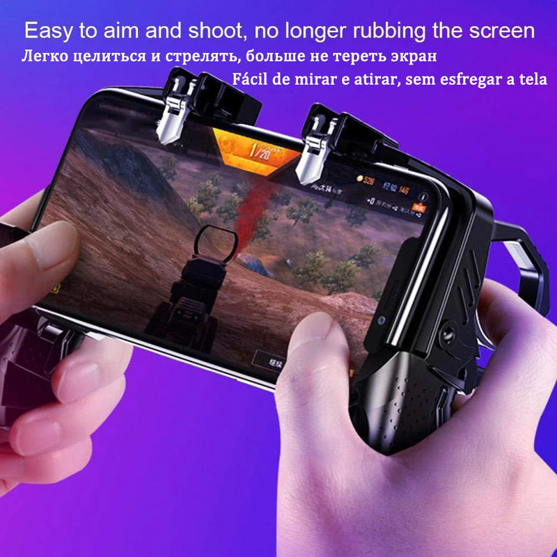 Controlador PUBG para Telefone Gamepad, Joystick, Android, iPhone, Trigger Free Fire, Mobile Game Pad, Celular de Mão, Jogos