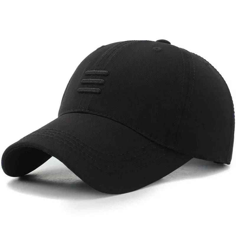 Unisex Boné de beisebol macio esporte, chapéus  de algodão snapback, 4 cores