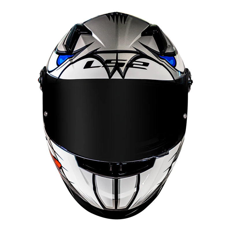 Capacete Ls2 FF358 Alex Barros Cinza.