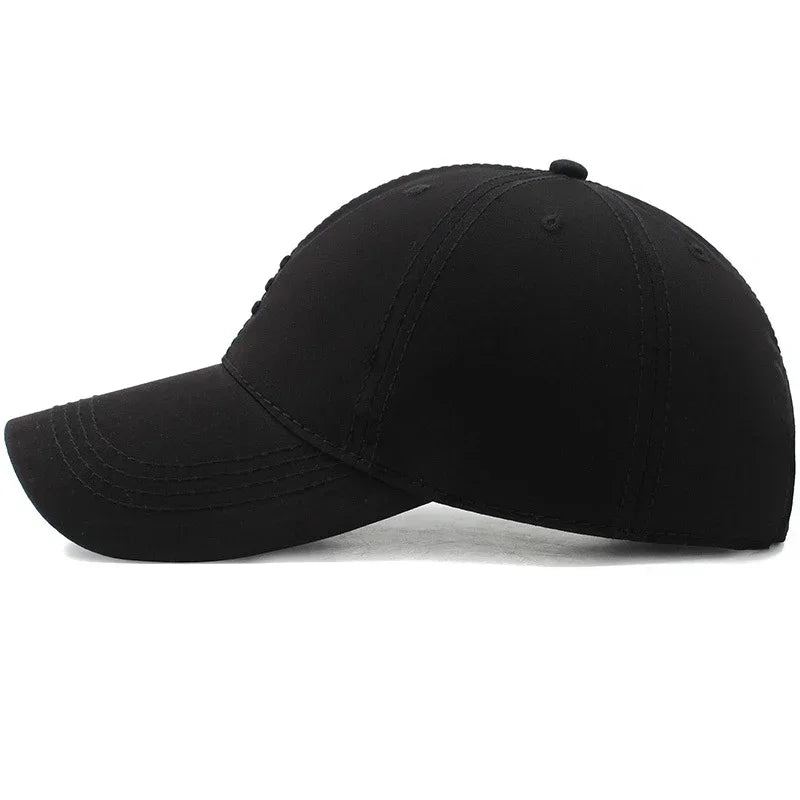 Unisex Boné de beisebol macio esporte, chapéus  de algodão snapback, 4 cores