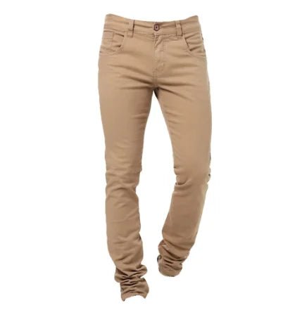 CALÇA SARJA JEANS MASCULINO COM LYCRA CORTE SLIM DIVERSAS CORES/TAMANHOS CINTURA MÉDIA